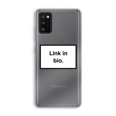 Link in bio: Samsung Galaxy A41 Transparant Hoesje