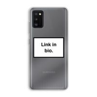 Link in bio: Samsung Galaxy A41 Transparant Hoesje