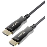 Maxtrack C 508-30 ML HDMI-kabel HDMI Aansluitkabel HDMI-A-stekker, HDMI-A-stekker 30.00 m Zwart 4K UHD - thumbnail