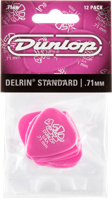 Dunlop 41P71 Delrin Plectrum 0.71mm 12-Pack