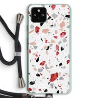 Terrazzo N°12: Pixel 5a 5G Transparant Hoesje met koord