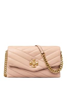 Tory Burch porte-cartes Kira à motif chevrons - Rose