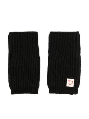 Cashmere in Love Kids mitaines Laax en cachemire - Noir
