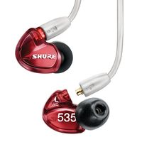 Shure SE535LTD-EFS gesloten in-ear oordoppen rood - thumbnail