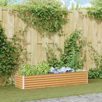 Verhoogde plantenbak 195 x 50 x 36 cm Gegalvaniseerd staal