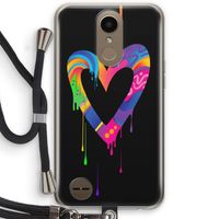Melts My Heart: LG K10 (2017) Transparant Hoesje met koord