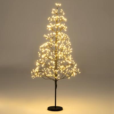 Lichtboom van 120 cm Kunstboom met Verlichting en 800 Warme Witte LED-lampjes