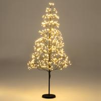 Lichtboom van 120 cm Kunstboom met Verlichting en 800 Warme Witte LED-lampjes Lichtboom van 120 cm Kunstboom met Verlichting en 800 Warme Witte LED-lampjes