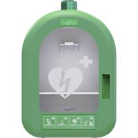 MEDX5 Universal AED-PVC-Innenwandkasten mit akustischem und optischem Alarm, grün Wandbox voor defibrillator Binnen PVC