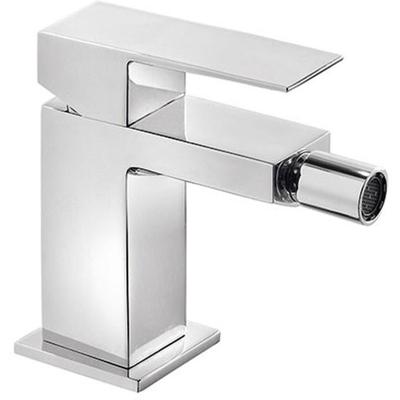 Tres Cuadro bidet opbouw met automatische afvoer chroom