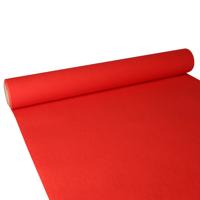 Tafelloper voor de diner tafel - rood - tissue papier - 300 x 40 cm - Tafels dekken