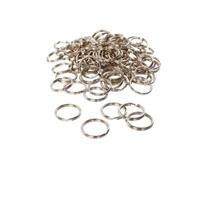 Sleutelring crea com zilverkleurig 25mm 100 stuks