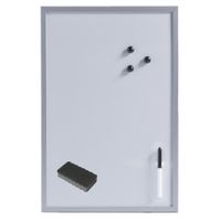 Magnetisch whiteboard/memobord met wisser 40 x 60 cm