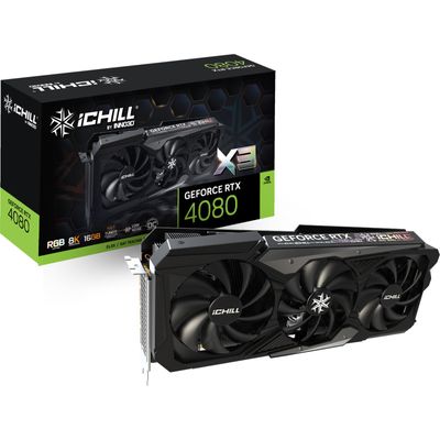 GeForce RTX 4080 ICHILL X3 Grafische kaart GeForce RTX 4080 ICHILL X3 Grafische kaart