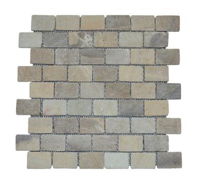 Stabigo Parquet Y 3,2x4,8 onyx/sunset yellow tumble 30x30 cm