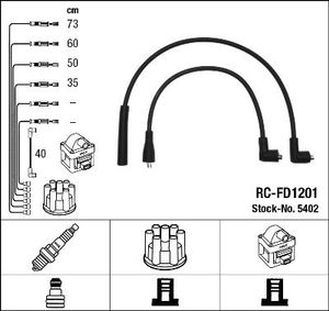 Bougiekabelset RCFD1201