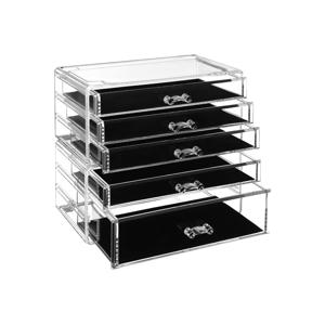 Make-up organizer met 5 lades