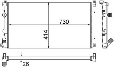 Radiateur CR1683000S