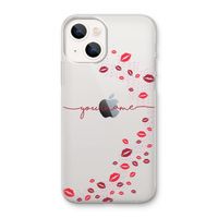Kusjes: iPhone 13 mini Transparant Hoesje