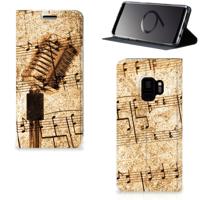 Samsung Galaxy S9 Stand Case Bladmuziek