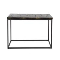 Fraaai - Maron haltafel - 100 cm - zwart|goud