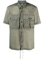 C.P. Company transparent chemise à poches cargo - Vert