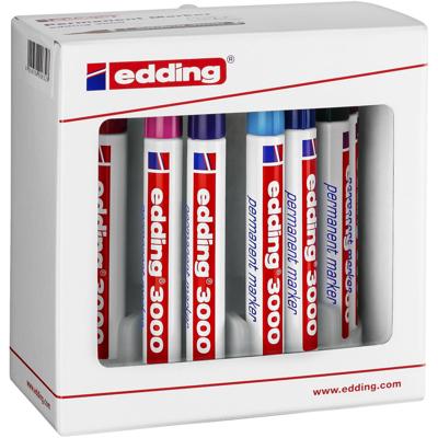 Viltstift edding 3000 rond 1.5-3mm set10 assorti Viltstift edding 3000 rond 1.5-3mm set10 assorti