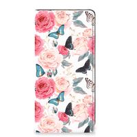 Samsung Galaxy A34 Smart Cover Butterfly Roses - thumbnail