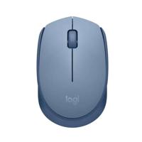 Logitech M171 Wireless Mouse 2.4 GHz met mini -USB mini -receiver, optische monitoring, ambidextrous -blauw grijs