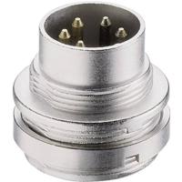 Lumberg SFV 30 DIN-connector Stekker, inbouw verticaal Aantal polen: 3 Zilver 1 stuk(s) - thumbnail