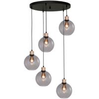 Masterlight Vide hanglampLazise 5x Ø 20cm goud - 2642-05-02-50-5-20