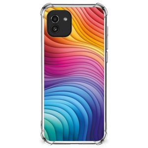 Shockproof Case voor Samsung Galaxy A03 Regenboog