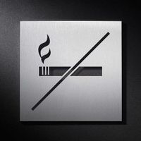 Niet Roken pictogram Phos Design vast -OP IS OP!