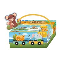 Lantaarn Puzzeltrein - babydieren
