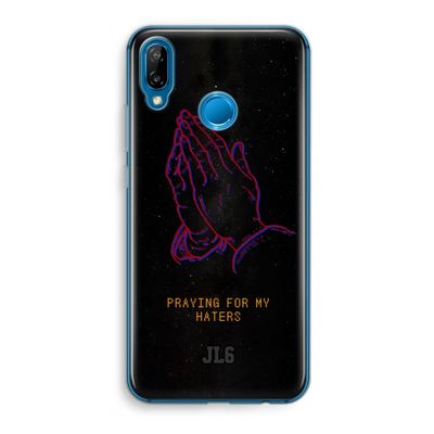 Praying For My Haters: Huawei P20 Lite Transparant Hoesje