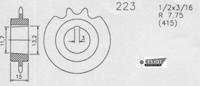 ESJOT Sprocket 415 13z standard