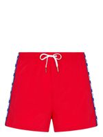 DSQUARED2 logo-tape swim shorts - Rouge