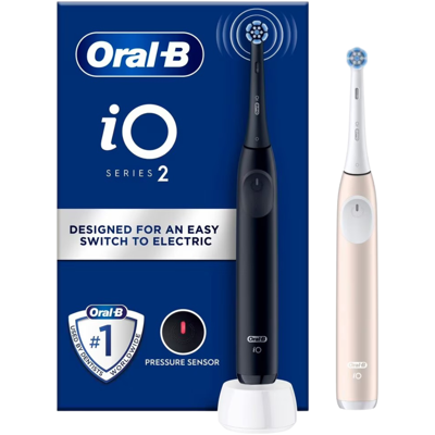 Oral-B iO Series 2 Black + Extra Body Pink