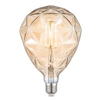 LED DECO GLOBE E27 G125 4W 400LM 2700K DIMBAAR AMBER - thumbnail