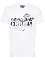 Versace Jeans Couture t-shirt en coton à logo imprimé - Blanc - thumbnail