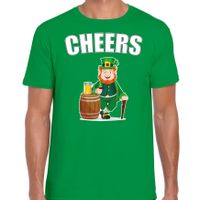 Cheers / St. Patricks day t-shirt / kostuum groen heren - thumbnail