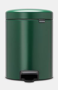 Brabantia newIcon pedaalemmer 5 liter met kunststof binnenemmer - Pine Green