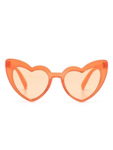 Molo lunettes de soleil Sana à monture cœur - Orange