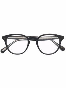 Oliver Peoples lunettes de vue Desmon à effet marbré - Noir