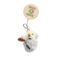 Nature Planet Pluche uil sleutelhanger - Uil knuffel - 6 cm - Speelgoed sleutelhangers