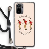 Jingle Ladies: Xiaomi Redmi Note 10 Pro Transparant Hoesje met koord