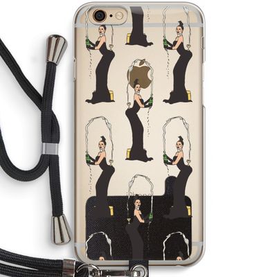 Pop Some Kim: iPhone 6 / 6S Transparant Hoesje met koord