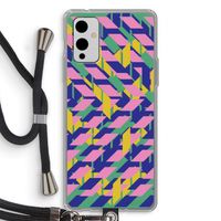 Skew Blush 1: OnePlus 9 Transparant Hoesje met koord