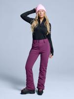 Poederbaas Skibroek Dames Stretch Softshell Bordeaux-XS
