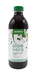 Purasana Aloe vera sap vlierbes/jus sureau vegan bio (1000 ml)